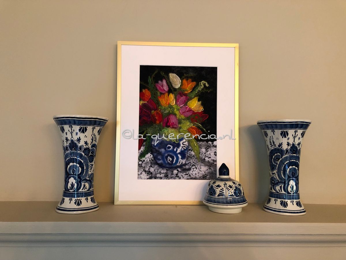 &#039;Delft Blue Tulips&#039;